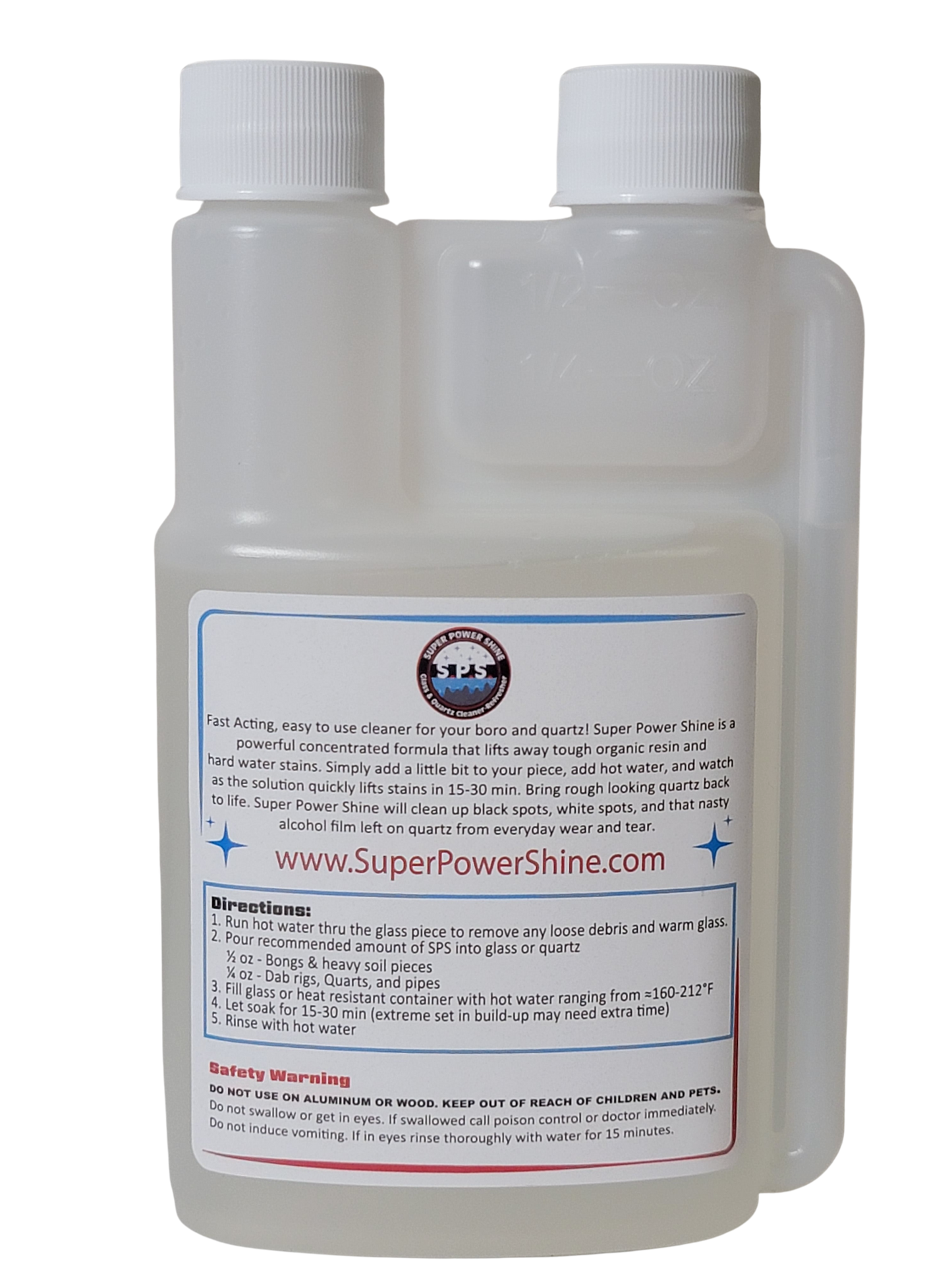 Super Power Shine Glass and Quartz Cleaner/Refresher - Super Power Shine